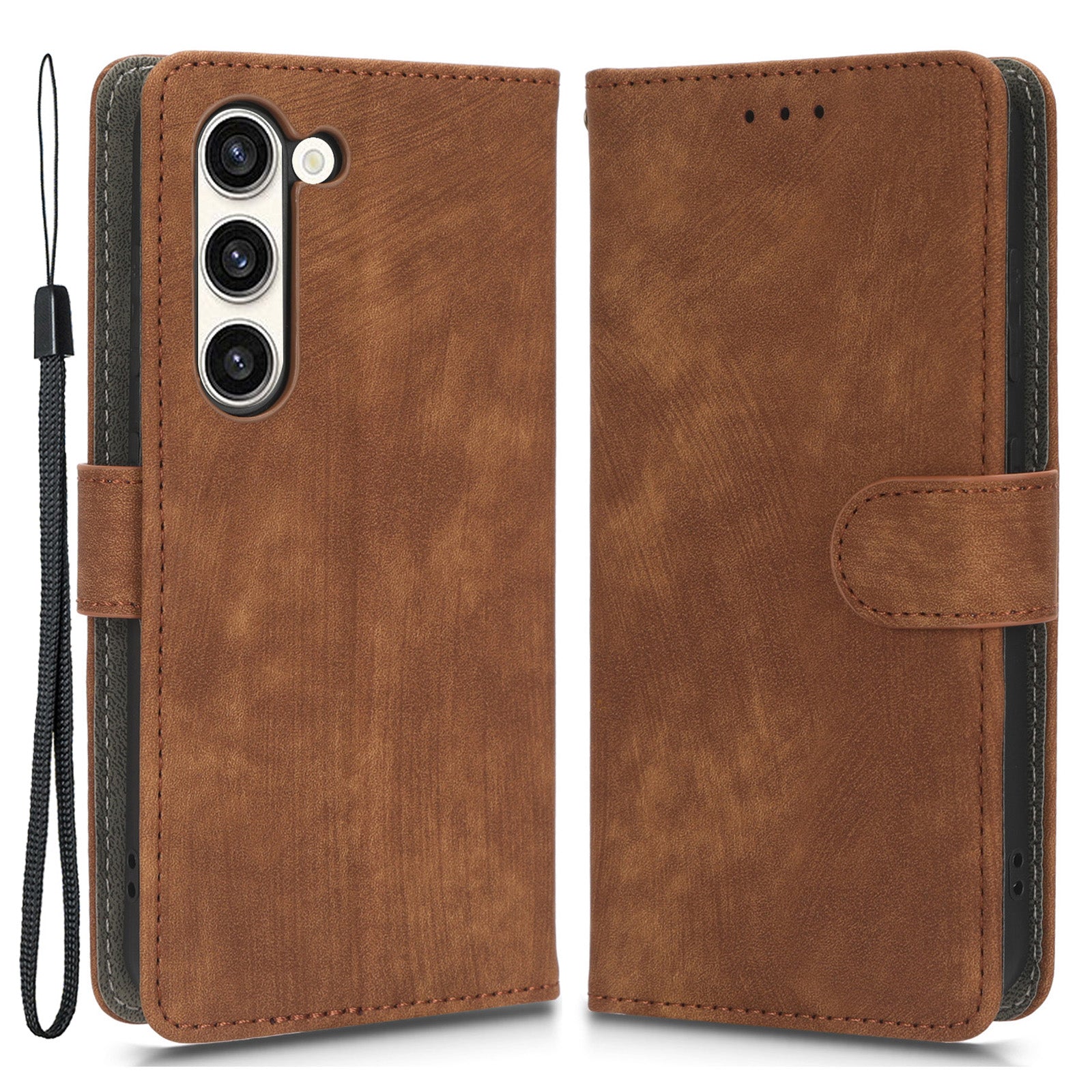 For Samsung Galaxy S23 PU Leather Magnetic Flip Phone Case RFID Blocking Wallet Shockproof Stand Cover with Strap For Samsung Galaxy S23 PU Leather Magnetic Flip Phone Case RFID Blocking Wallet Shockproof Stand Cover with Strap